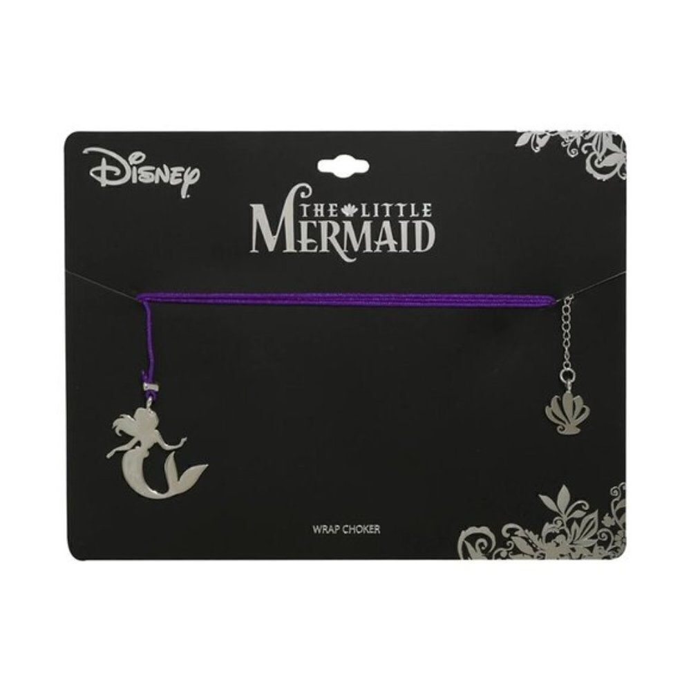 Disney Little Mermaid Ariel Satin Cord Wrap Choker